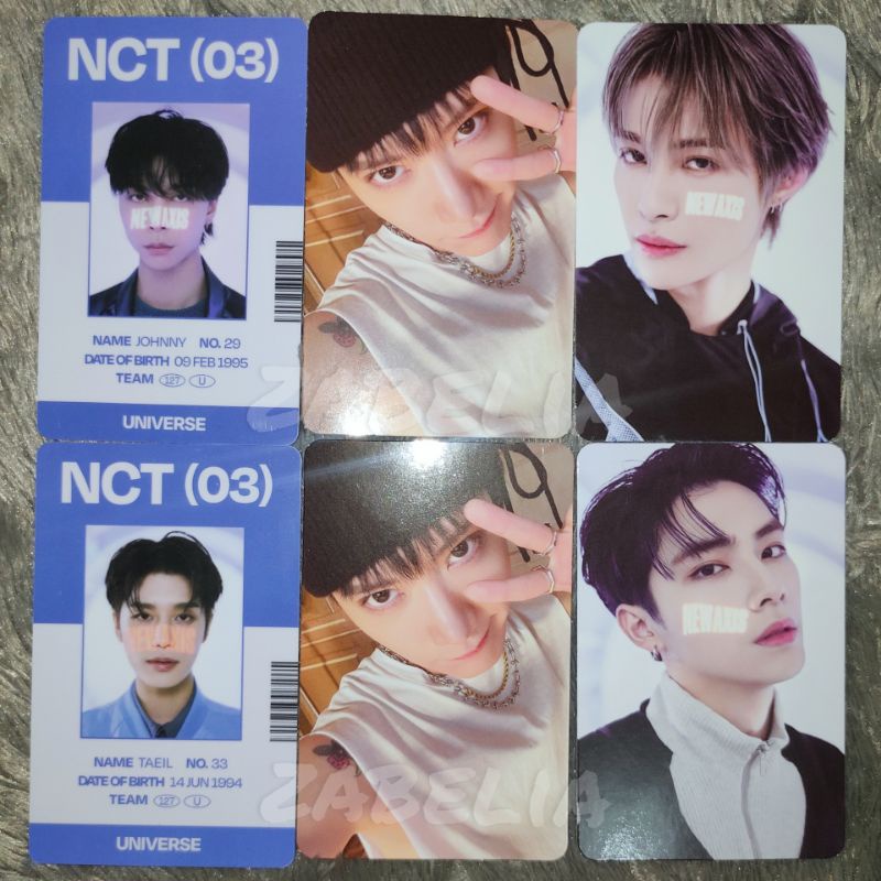 ID CARD UNIVERSE MD NCT 2021 UNSEALED PC PHOTOCARD TEN SET