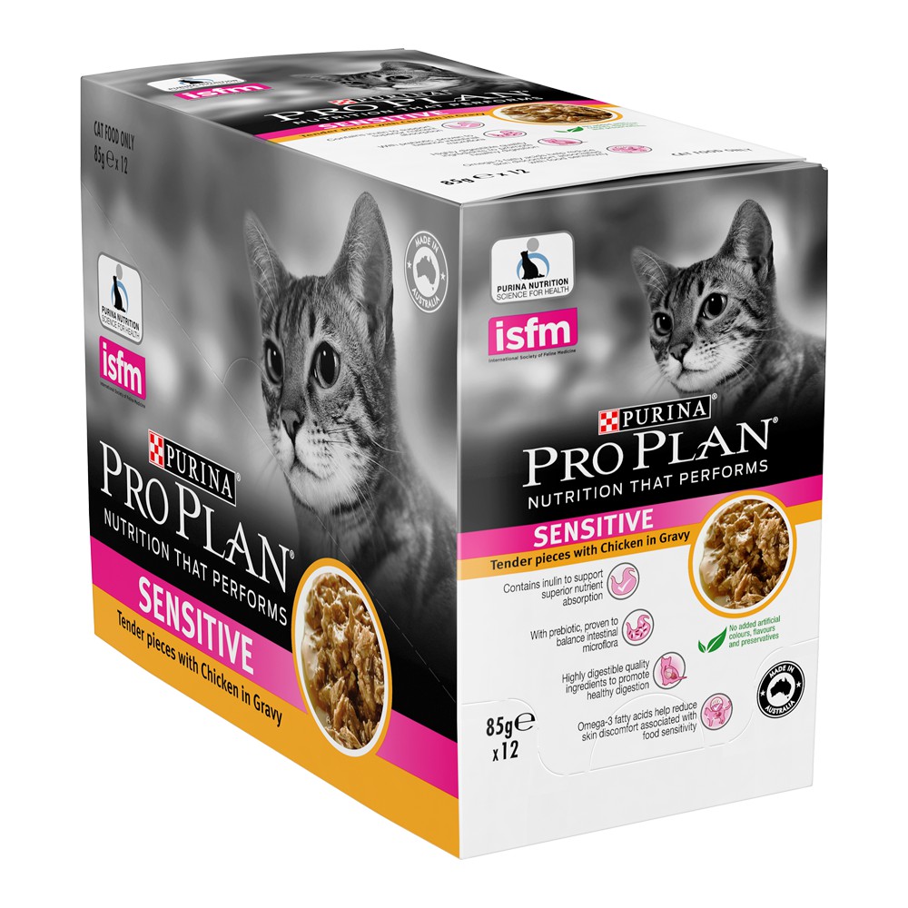 Proplan Sensitive Stomach Pouch 85gr Pro plan Sensitive Stomach Pouch 85gr