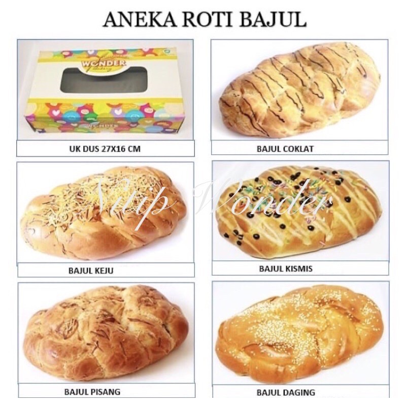 

[BEST SELLER FREE KARDUS+BUBBLE WRAP] Roti Bajul Wonder Bakery Solo Salatiga Semarang Coklat Keju Pisang Kismis