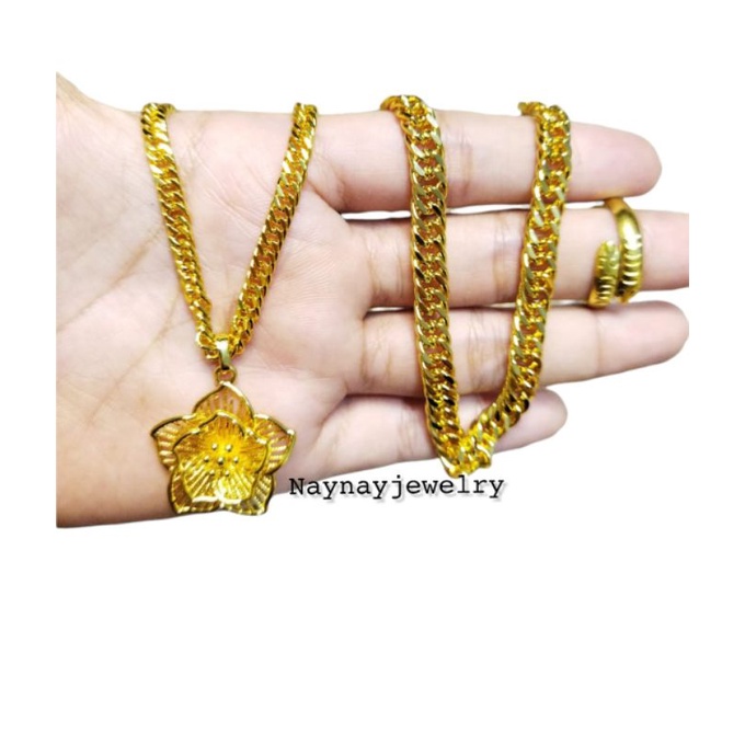 Set koin Selampit mawar flat