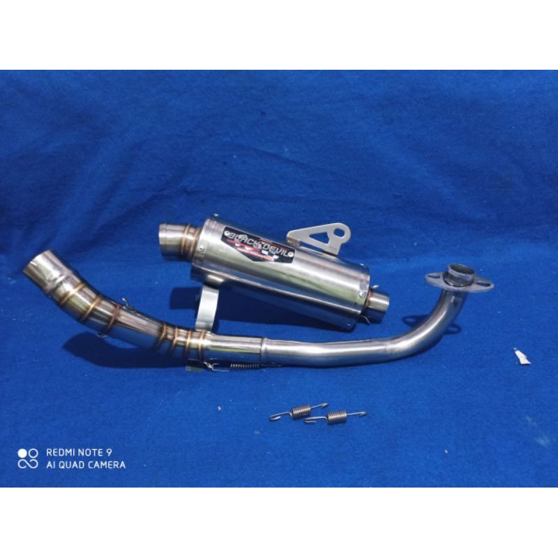 COD Knalpot Black Devil AEROX 155 LEXI inlet 38