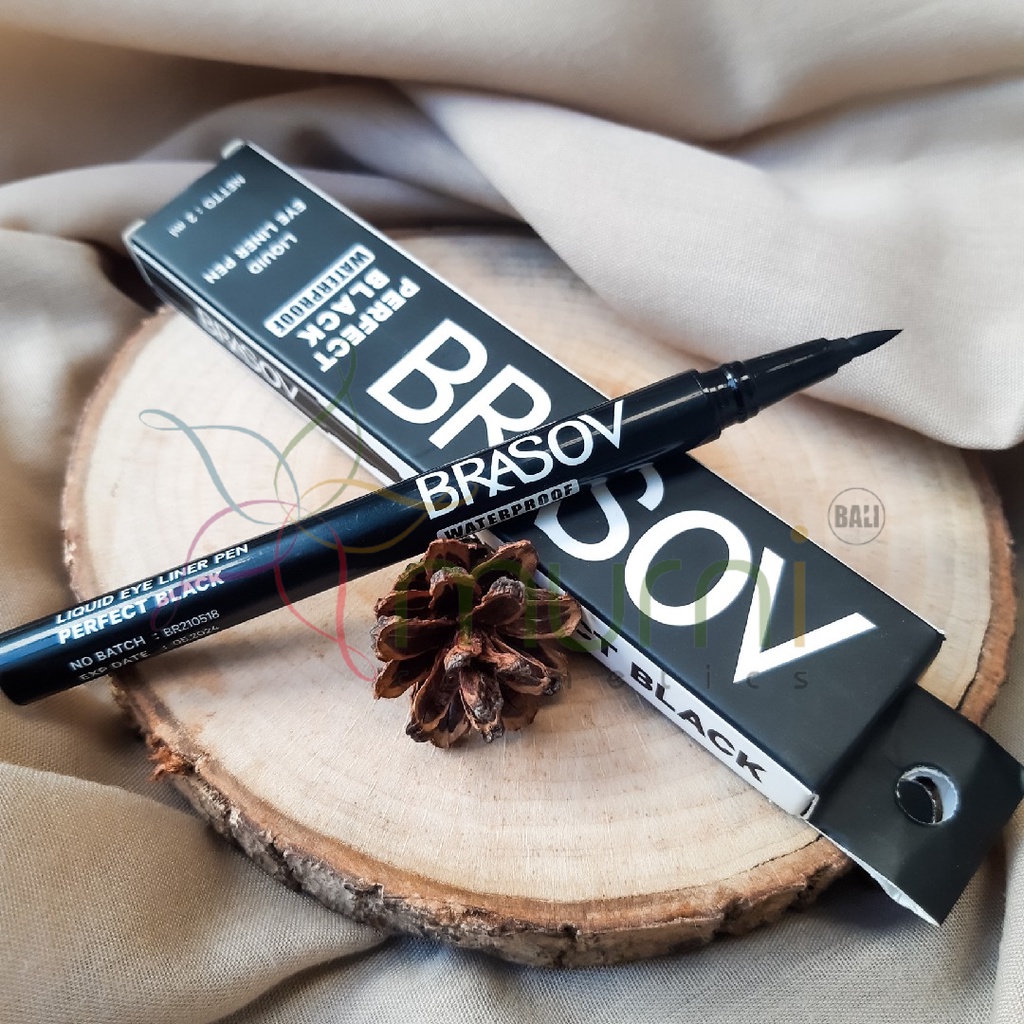 BRASOV LIQUID EYE LINER PEN - PERFECT BLACK 2ML