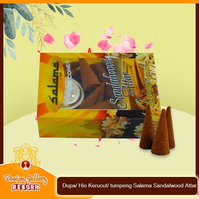 Dupa/ Hio Kerucut/ tumpeng wangi harum Salama Sandalwood Attar