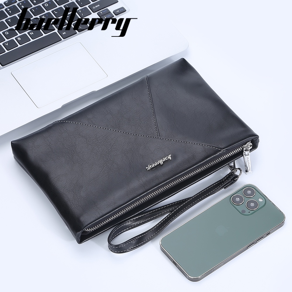 BAELLERRY S1130 Clutch Pria Wanita Bahan Kulit PU Leather Premium WATCHKITE WKOS