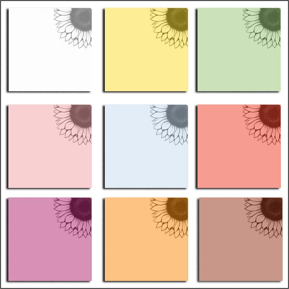 

Memo 50 pcs Flower Notes (Memo Sheet) Materials Paper Stationery Scrapbooking Card Journaling DIY