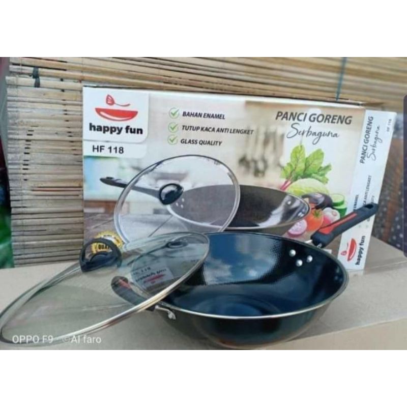 panci goreng serbaguna happy fun 32cm