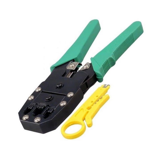 TANG KRIMPING Tools RJ 45 CRIMPING Tool RJ45 RJ11 pemotong kabel lan wire cutter stripper