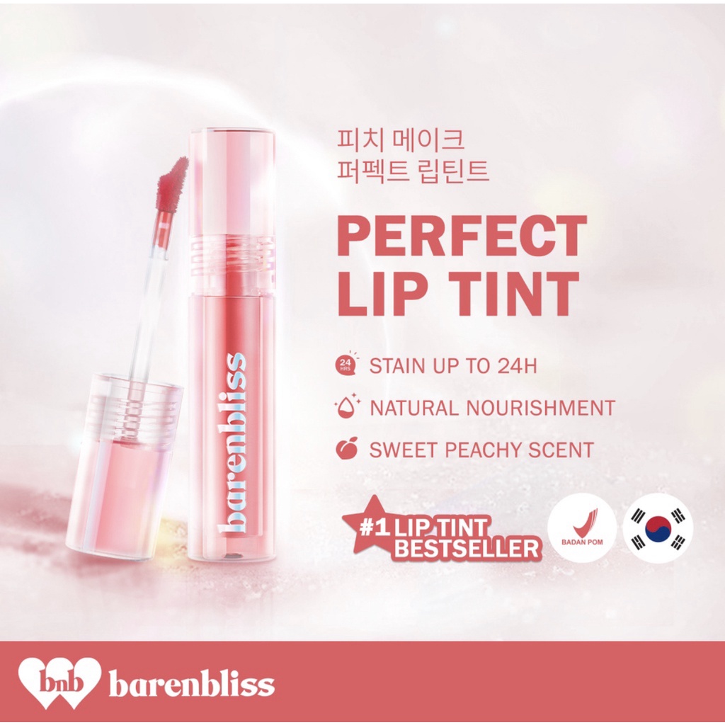 BNB barenbliss Peach Makes Perfect Lip Tint Korea Lip Gloss