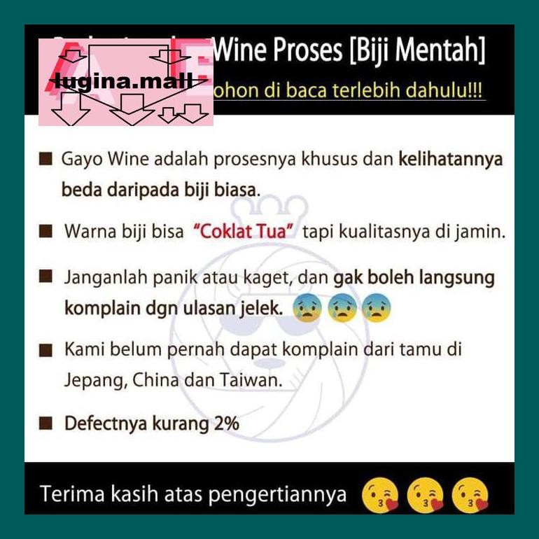 

Koptlu50G Green Bean 1Kg - Aceh Golden Gayo Wine (Arabica) - Biji Kopi Mentah Lud5Sc