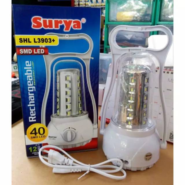 Lampu Emergency LED Surya 3903+