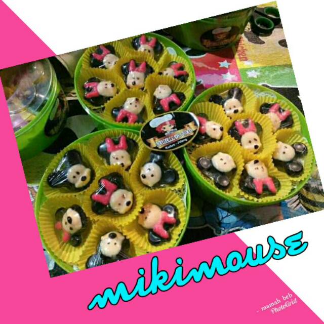 

coklat karakter micky & minie