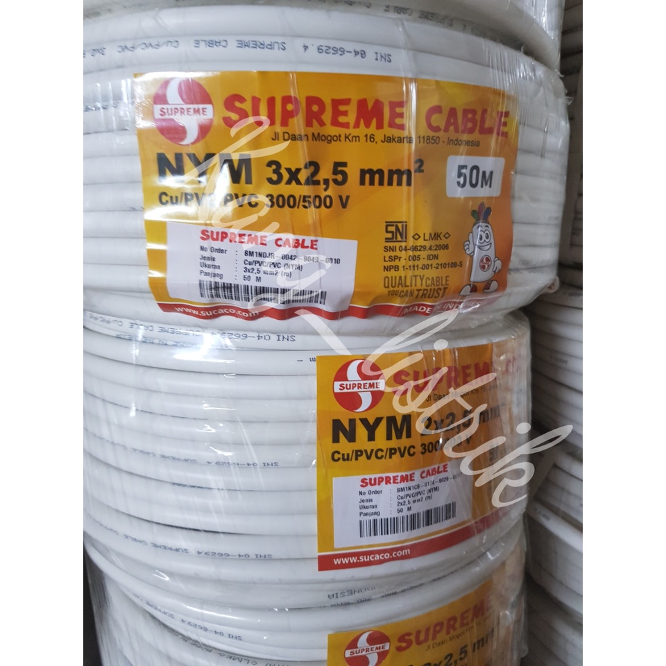 Kabel Supreme NYM 3x2.5 Per Roll 50M