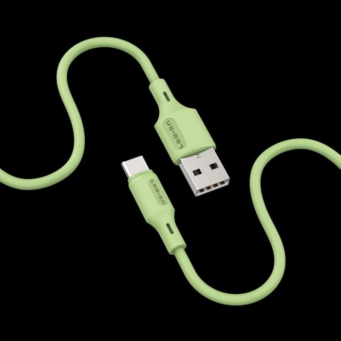 KABEL DATA CABLE LO-CB28 USB TYPE TIPE C - MICRO USB - IOS LIGHTNING 2.4A 480MBPS 1M LOG ON