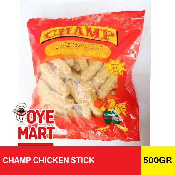 CHAMP CHICKEN STICK 500 GR (STIK NAGET AYAM)