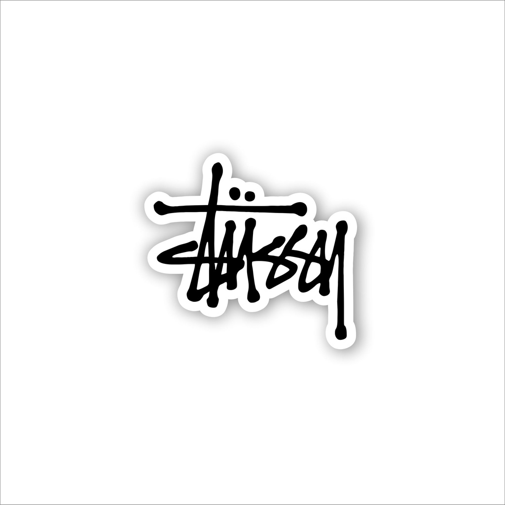 

Stiker Sticker Stussy Black White Case PhoneLogo Brand Skate Surf Band Aesthetic Grosir Murah Pop Art Clothing Basic Daily Tumblr Laptop Motor Helm HP Casing Striping Tempel Label Merk Dinding Graftac Vinyl High Quality decal