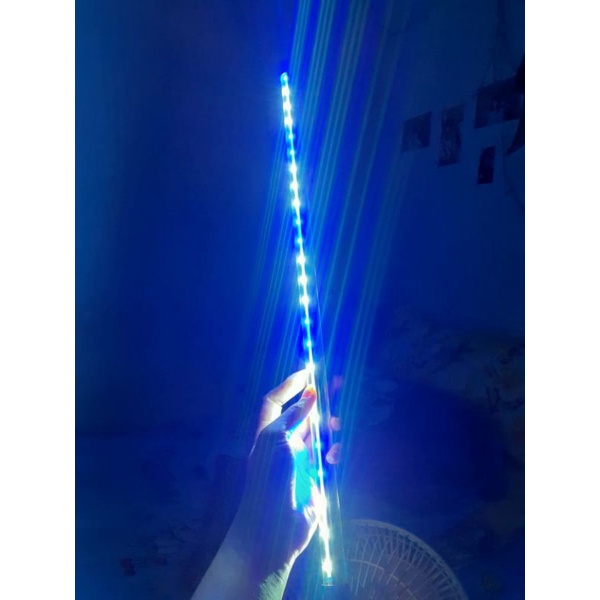 LAMPU LED AQUARIUM 20-60CM BERGARANSI PUTIH BIRU PUTIH 3 WARNA 20CM 30CM 40CM 50CM 60CM