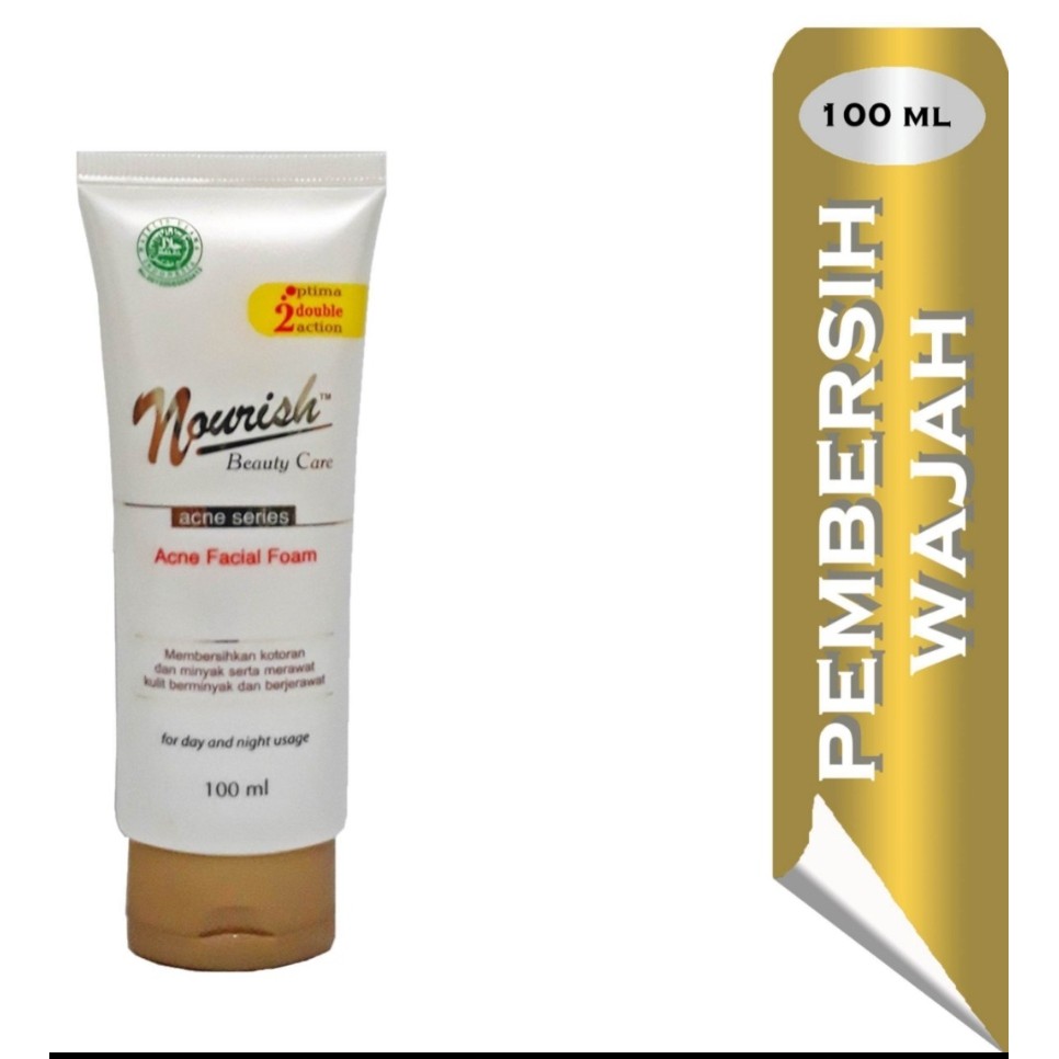 NOURISH SKIN BEAUTY Facial Foam 100 ML - Menjaga Kesehatan Kulit..Mengatasi Jerawat..Flek Hitam