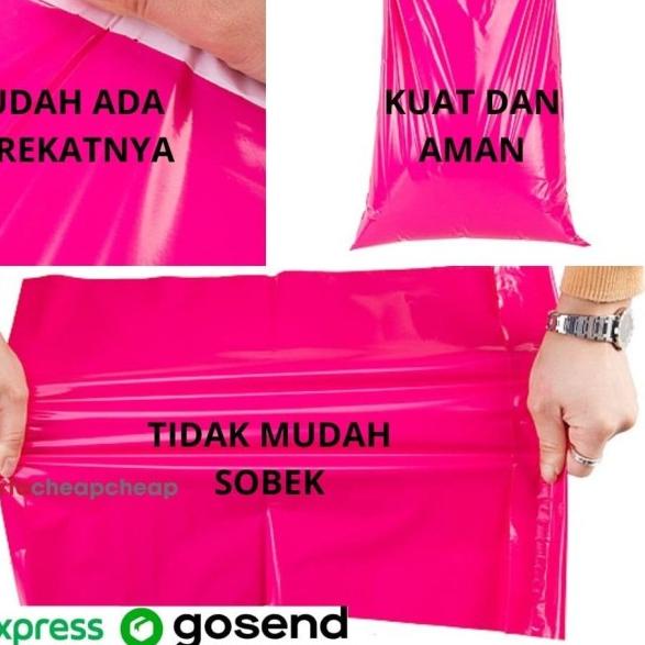 

℗ Plastik Packing Polymailer 25x35 Pink Amplop Packing Online ☜