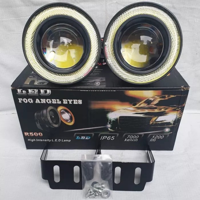 LAMPU KABUT / FOG LAMP ANGEL EYES 89MM