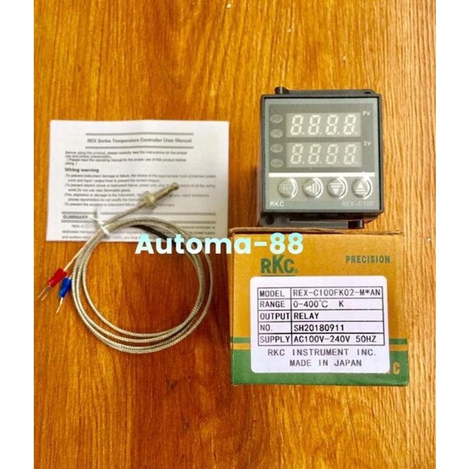 Rkc Rex C100 C-100 Digital Pid Temperature Controller Thermostat Out