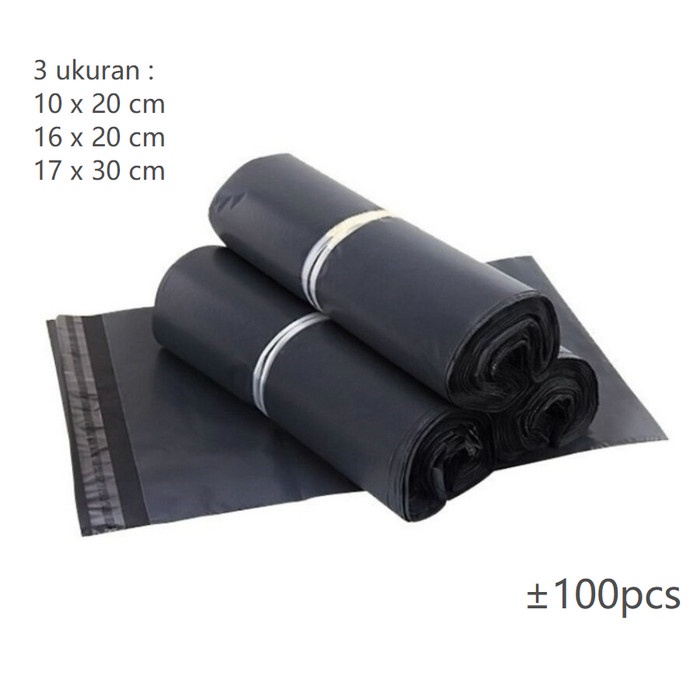 Polymailer kecil / amplop packing / plastik packing 10x20 16x20 17x30