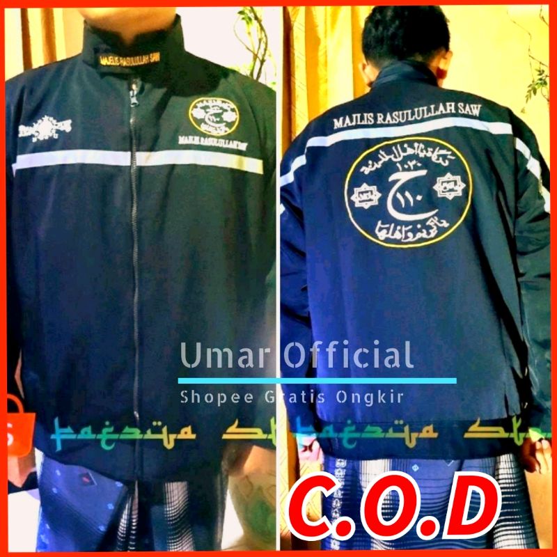 Jaket majelis Rasulullah Saw Darkah Terbaru Ori Cod Murah Free Ongkir Mafia Sholawat Mafish Indonesi