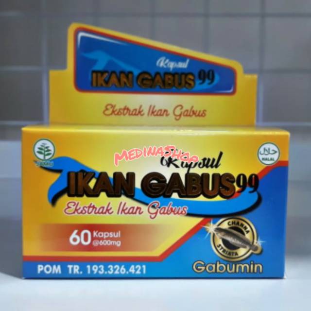 Kapsul Ikan Gabus Gabumin 60 Kapsul BPOM