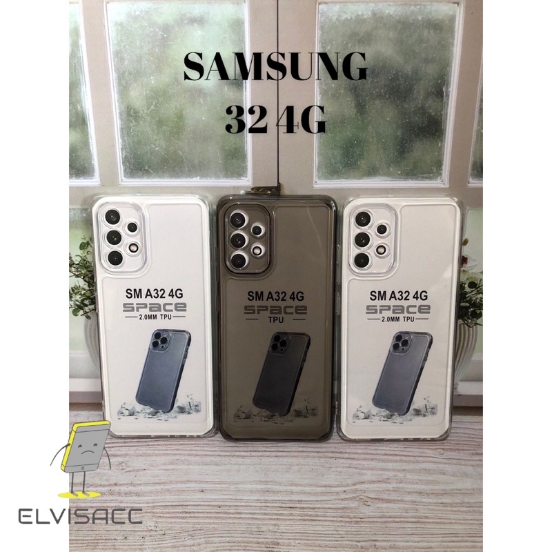 CASE CLEAR SAMSUNG A32 4G CLEAR CASE TPU SOFT CASE BENING SPACE