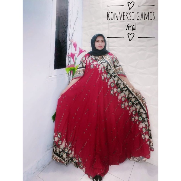 gamis kaftan luna maya jumbo