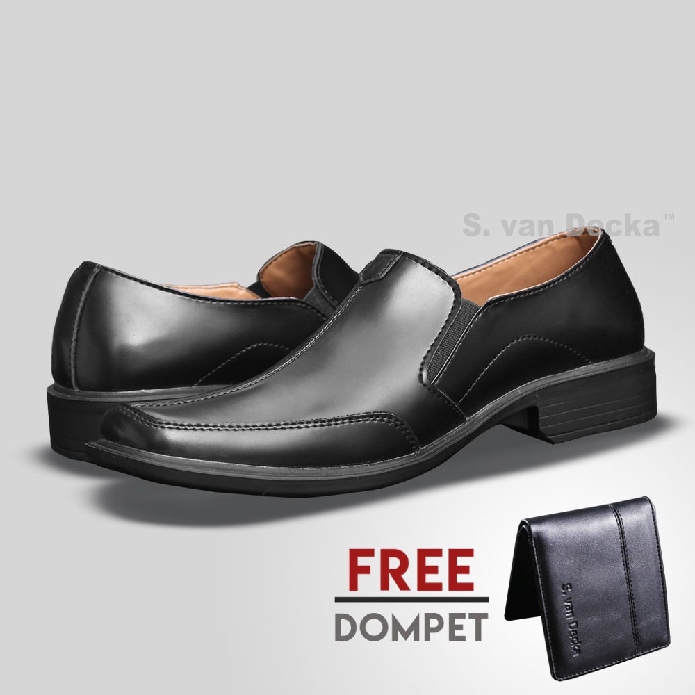 Sepatu Pria S.van Decka D-TK029 + Bonus Dompet