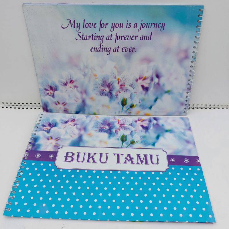 

Promo buku tamu motif spiral isi 360 nama tamu jaminan harga termurah