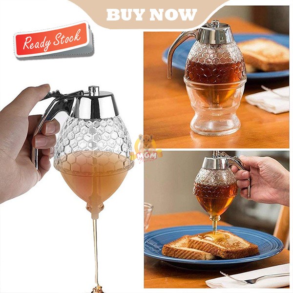 Honey Dispenser madu praktis tanpa tumpah Bahan Akrylic 250ml