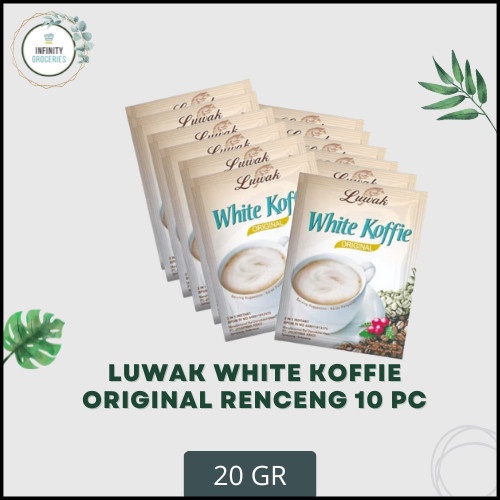 

LUWAK WHITE KOFFIE 20 GR RENCENG 10 PC MURAH !!!
