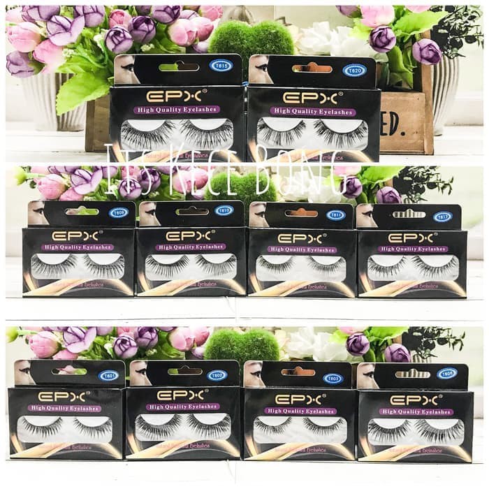 [HITAM] EPX Bulu Mata Palsu Fake Eyelashes / bulumata epx Kotak Hitam