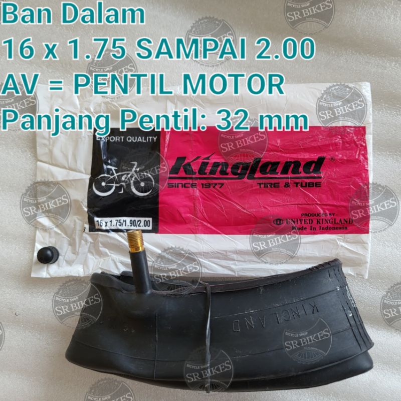 Ban Dalam 16 x 1.75 1.90 1.95 2.00 Sepeda Lipat Mini BMX. KINGLAND