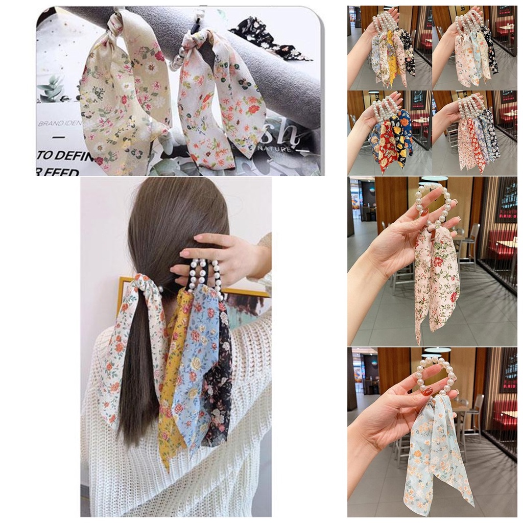 【Ready stock】COD✨ ikat rambut korea murah Elegan Syal Multifungsi Pita Ikat Kepala Serbaguna Rambut fashion simple COD