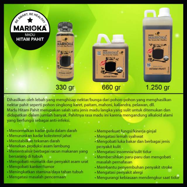 

Madu Asli MARIOKA Hitam Pahit / Madu Alami / Madu Alam / Madu Asli