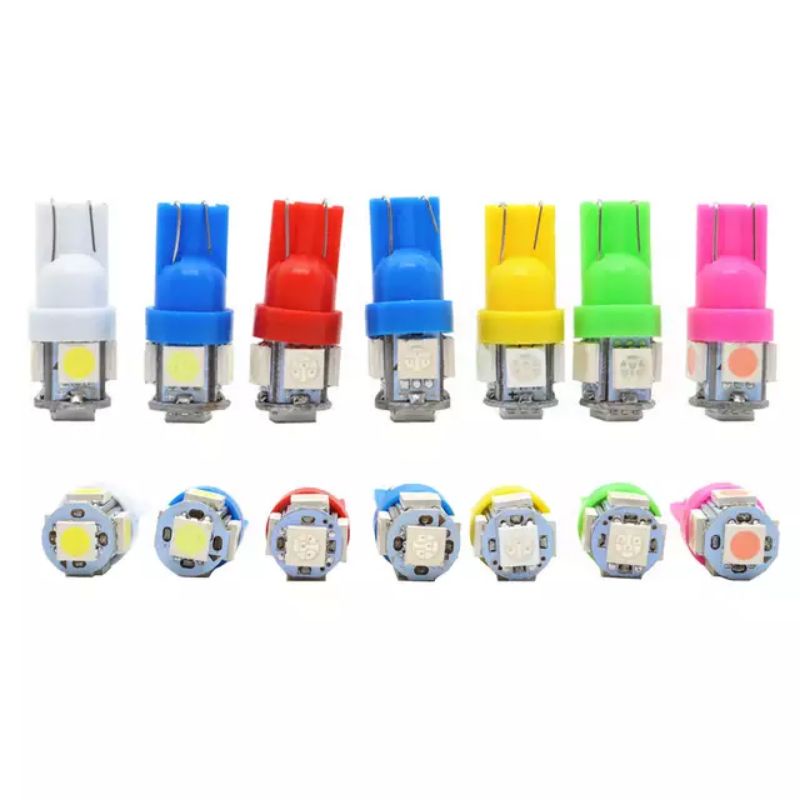 Lampu LED Jagung T10 Senja / Sein / Rem / Kabin / Speedometer / Plat Mobil Motor Termurah Terlaris-8