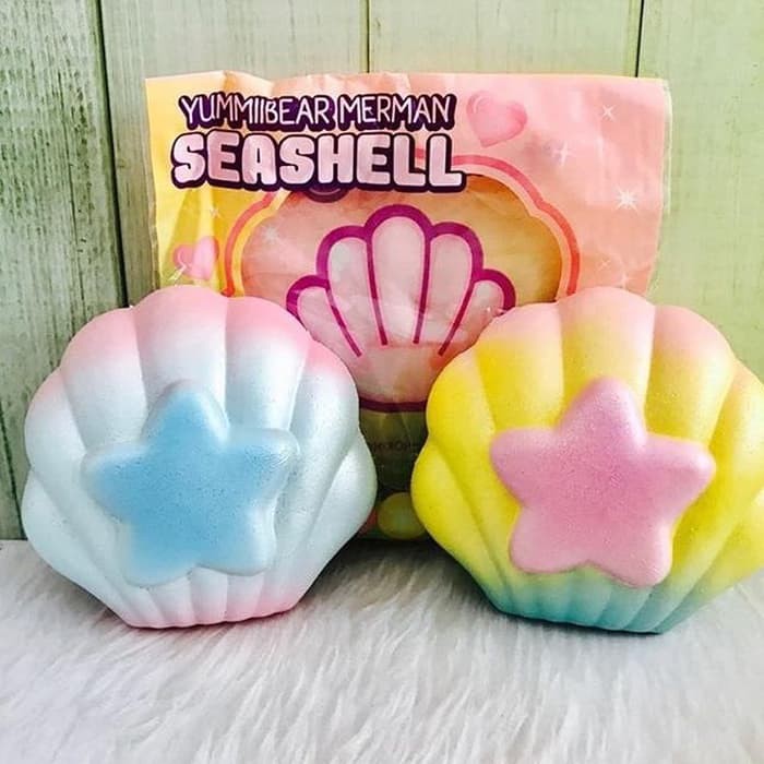 Trend - PUNIMARU SEA SHELL SQUISHY / original kerang bintang yummiibear merman - [DNY]