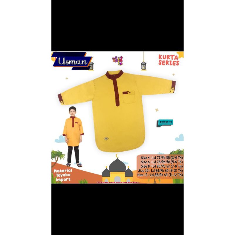 kurta usman kids
