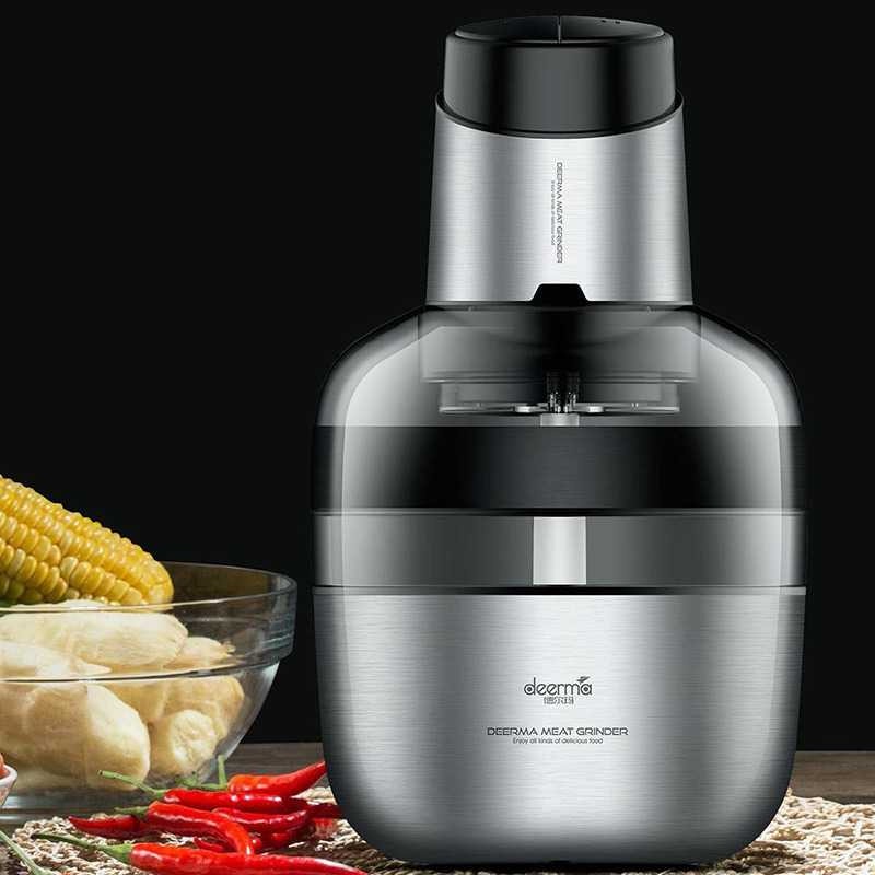 Blender Daging Serbaguna Buah Sayuran Meat Grinder 1800ml 4 Pisau Xmi