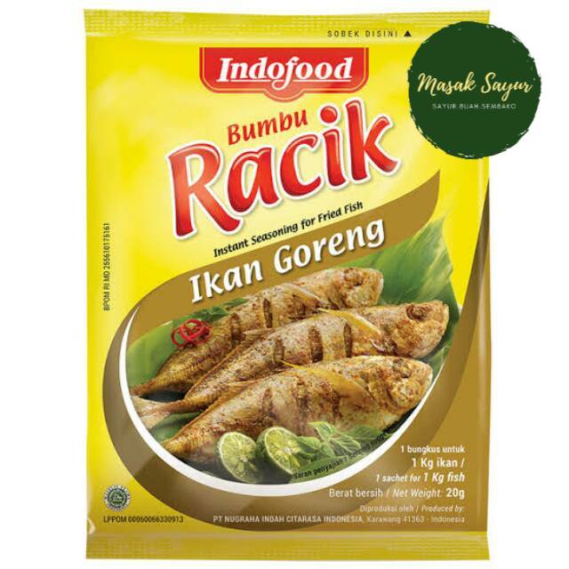 

Racik ikan goreng