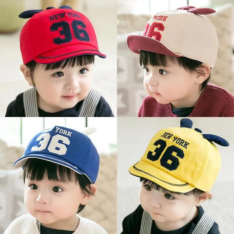 Topi Baseball Anak Laki-Laki / Perempuan 0-3 Tahun Bahan Lembut Kualitas Bagus