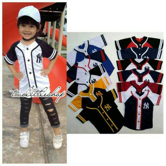 Kaos baseball anak