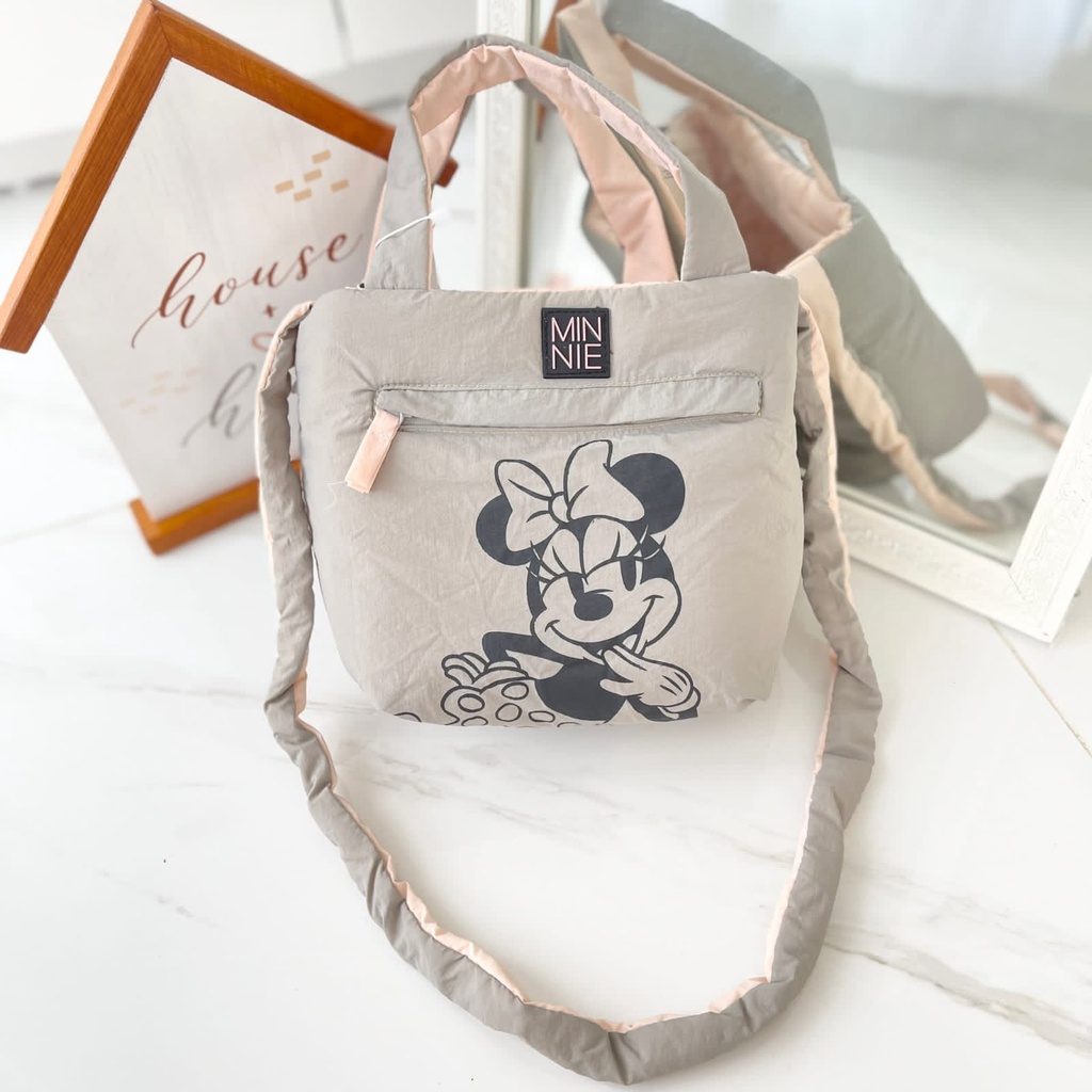 TAS WANITA ZB-3526 TWO COLOR BAG MICKEY