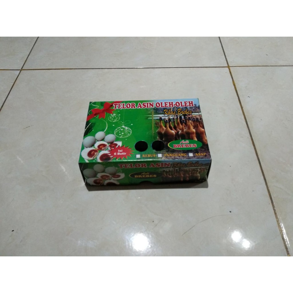 

Dus Kemasan Kosong (POLOS) Telor Asin Isi 6