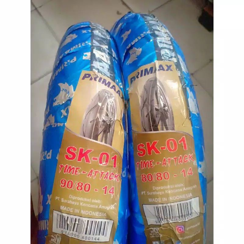 ban primax sk-01 ring 14 ukuran 80/80-14 & 90/80-14 BAN MOTOR