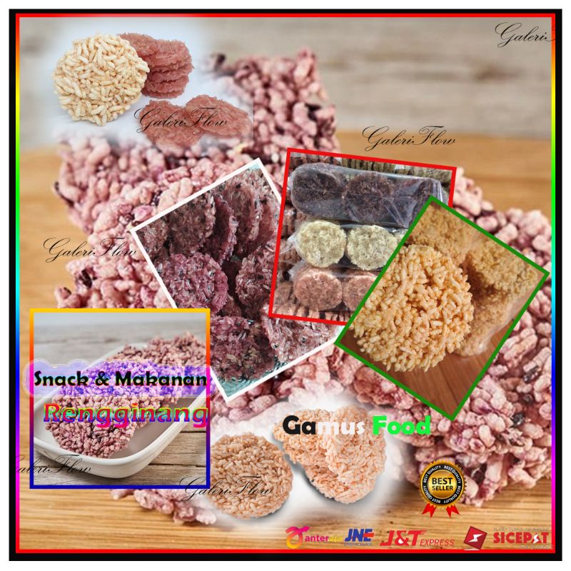 

RENGGINANG MENTAH 1 KG / MAKANAN RINGAN / CEMILAN GURIH ENAK GURIH & RENYAH