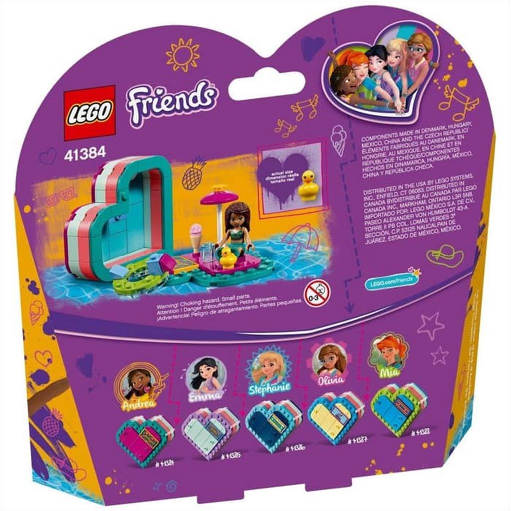 LEGO Friends 41384 Andrea  Summer Heart Box