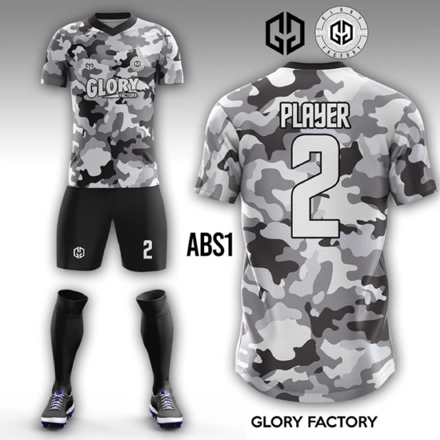 [Bisa satuan] Jersey sepak bola full print bahan premium